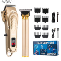 Professional Electric Shaver Model TZ806 - USB Rechargeable with LCD Display