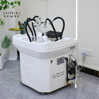 Portable Modern Salon Shampoo Basin – Durable Acrylic & Fiberglass Hair Washing Station