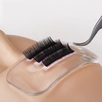 Eyelash Extension Sticker Pad - Silicone Transparent Grafting Tray for Effortless Lash Application