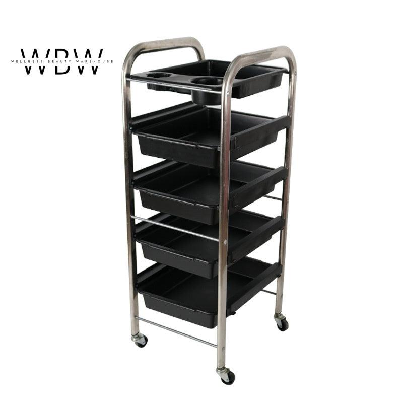 Stainless Steel & ABS Salon Trolley