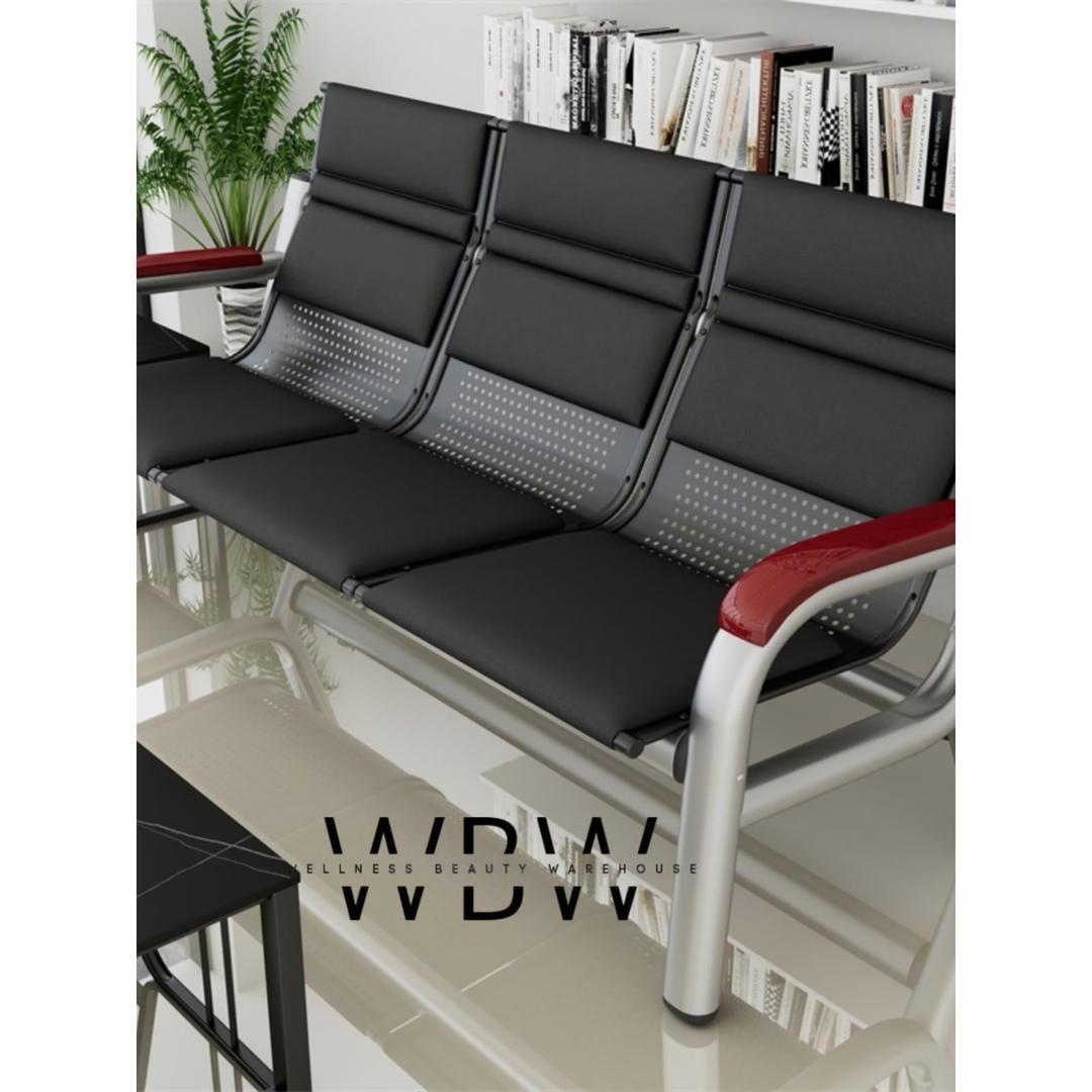 Modern 3-Seat Waiting Room Bench