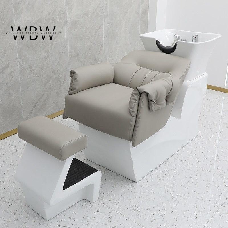 Professional Salon Shampoo Chair with Ceramic Basin