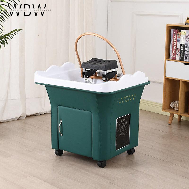 Ceramic Mobile Portable Shampoo Basin