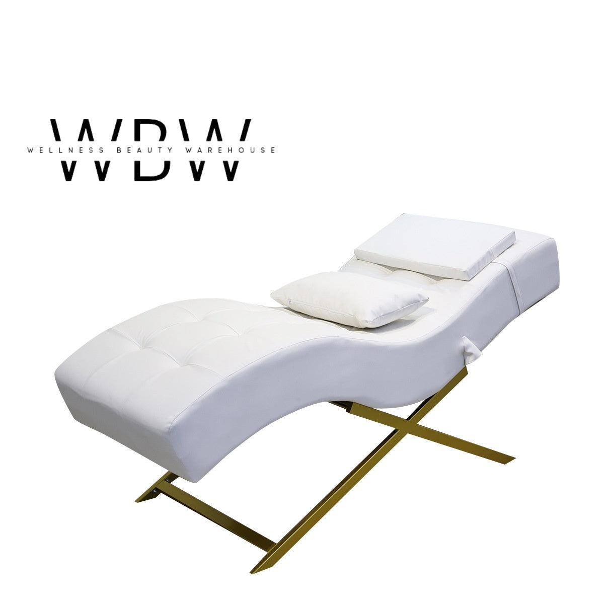 Luxurious Curved Memory Foam Lash Bed Mattress Topper for Beauty Salons