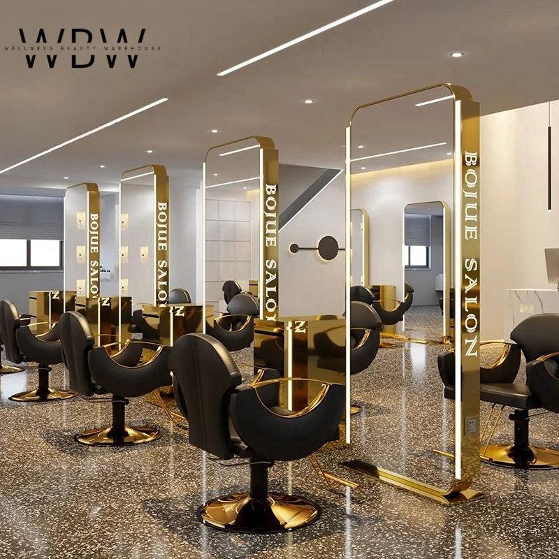 Double-Sided LED Hairdressing Mirror
