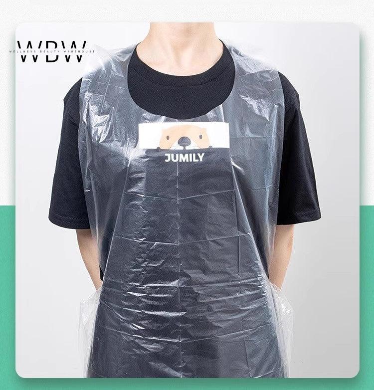 Disposable Waterproof PE Aprons for Adults & Kids