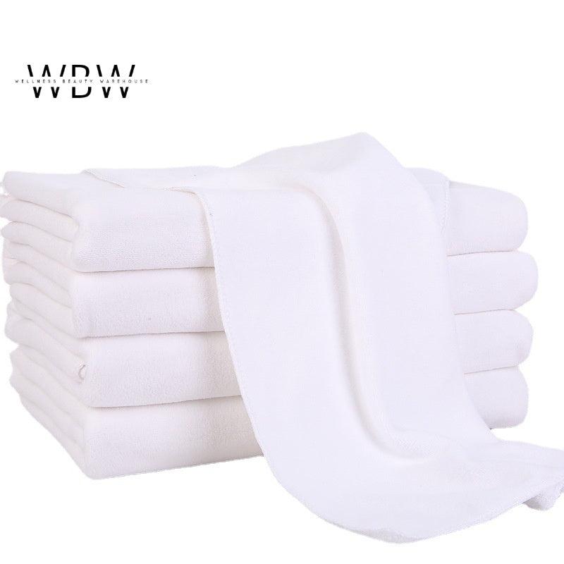 Hotel-Grade White Bath Towels (70x140 cm)