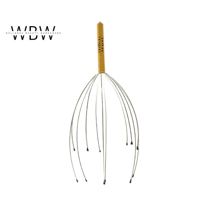 Deluxe Metal Rod Head Massager with 12 Massage Arms
