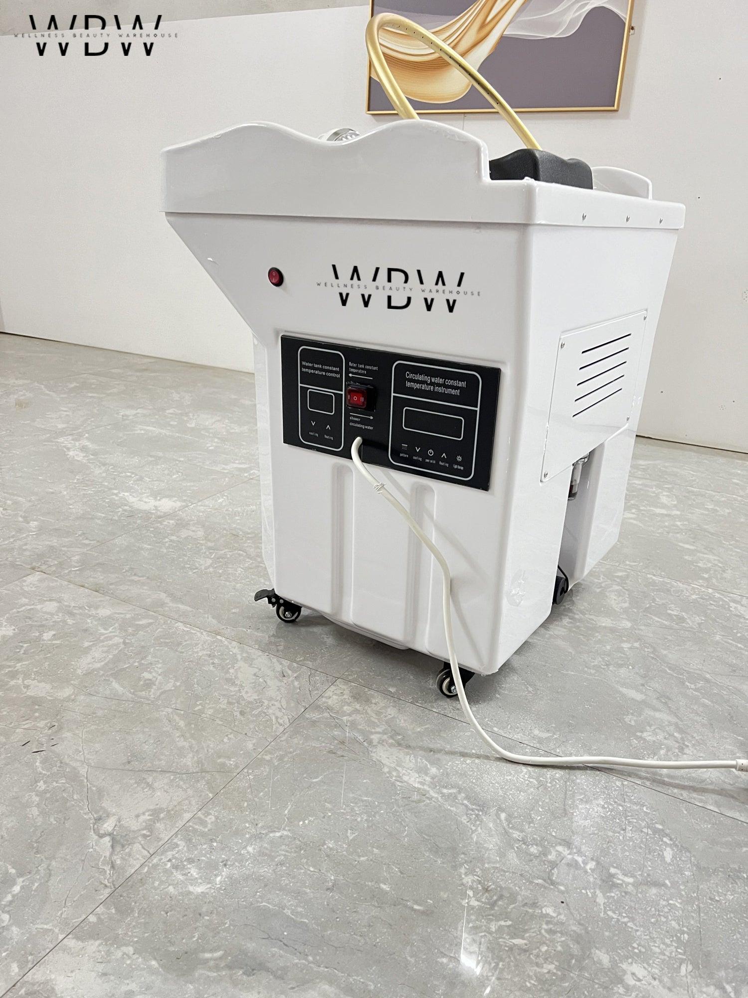 Modern Portable Shampoo Processor with Adjustable Footrest