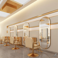 Oval LED Wall Mirror for Beauty & Hair Salon | HD Glass in 4 Sizes