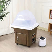 Ceramic Mobile Portable Shampoo Basin – Adjustable Professional Salon Equipment