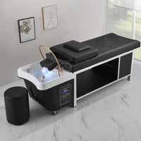 Luxury Circulating Thai Massage Washing Salon Shampoo Bed with Water Circulation and Steamer