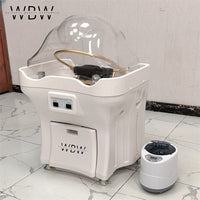 Portable Mobile Waterfall Head Spa Shampoo Basin  – Modern Acrylic & Fiberglass Salon Furniture