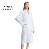 Hilton Waffle Long Soft Bathrobe | Luxurious Comfort for Home & Spa