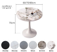 Modern Marble Bistro Table – Elegant Dining Solution for Your Home