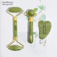 Ensemble Rouleaux et Gua Sha en Jade